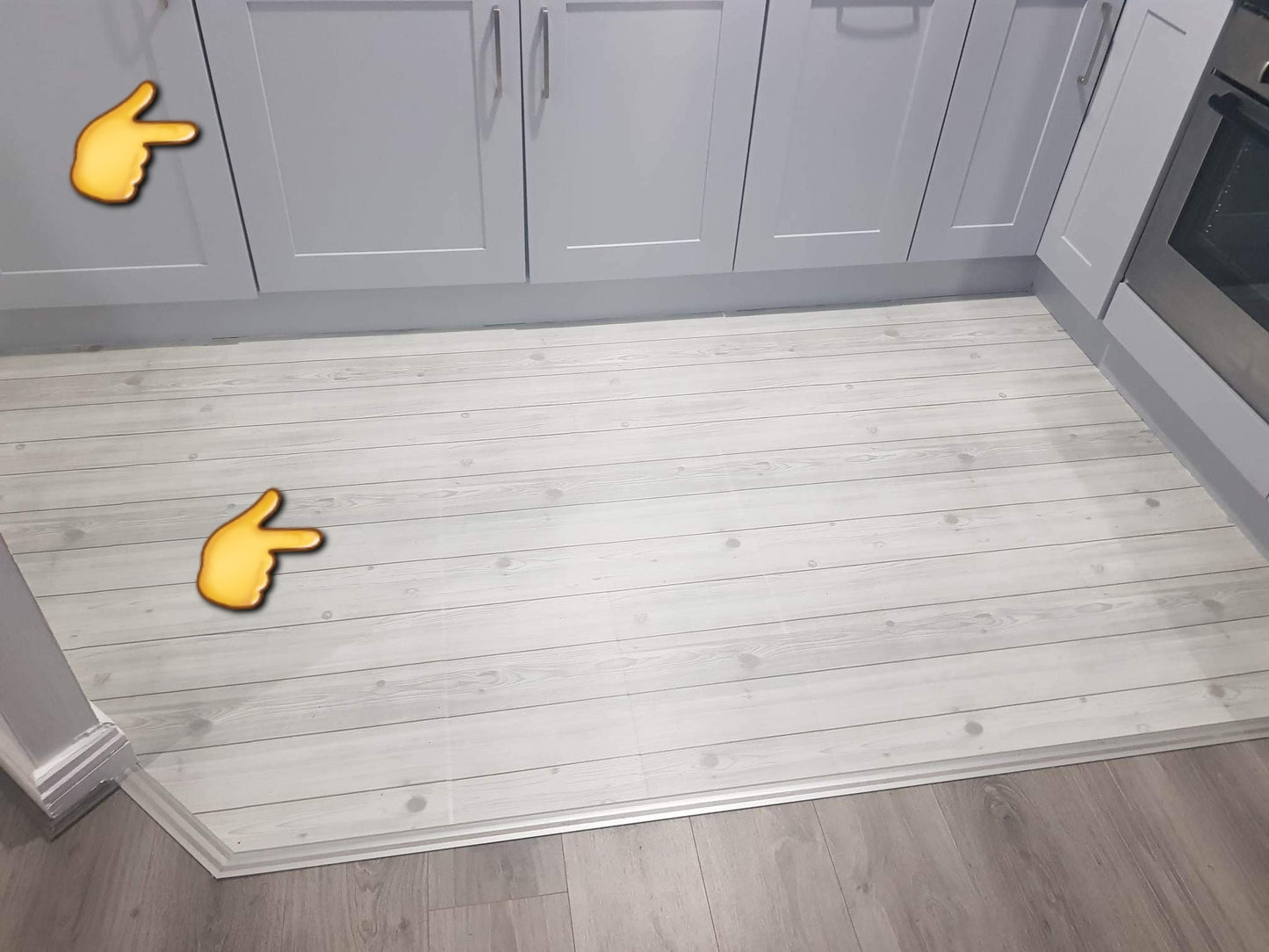 Grey Wood, Apply Over Existing Floor , Walls , furniture