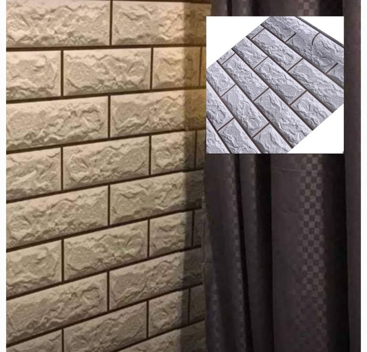 Grey 3D Tile, Extra LARGE Roll