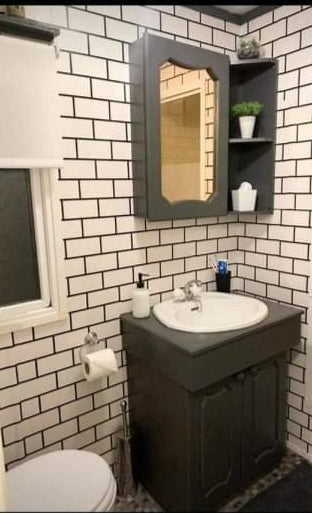 White Tile Stick on Roll Xtra Large