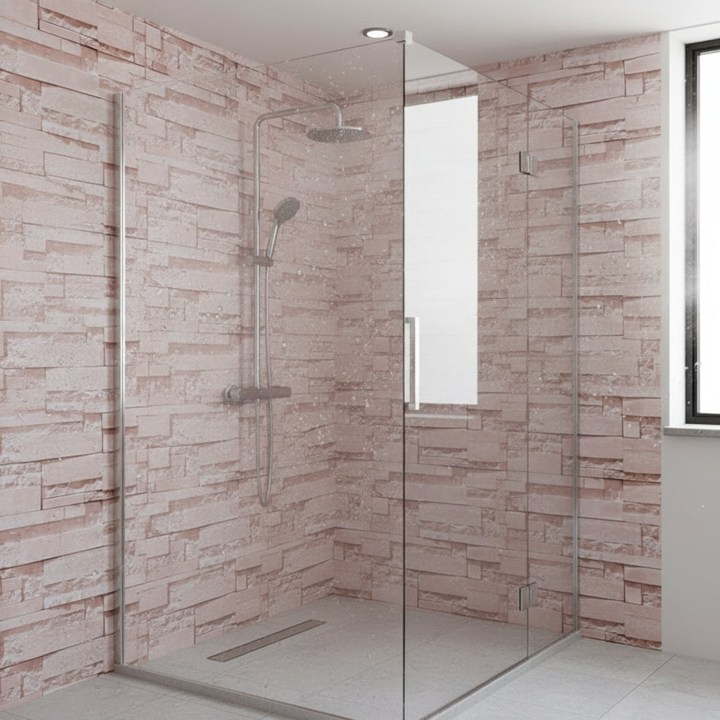 Peach Brick / Stone Wallpaper