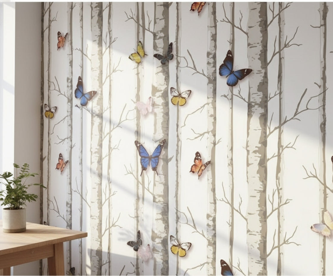 Butterfly Wallpaper Extra LARGE Stick on Roll