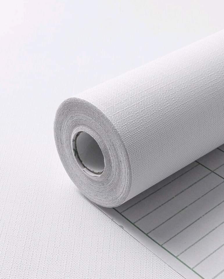 Heavy TEXTURED white Matt Wide Rolls .