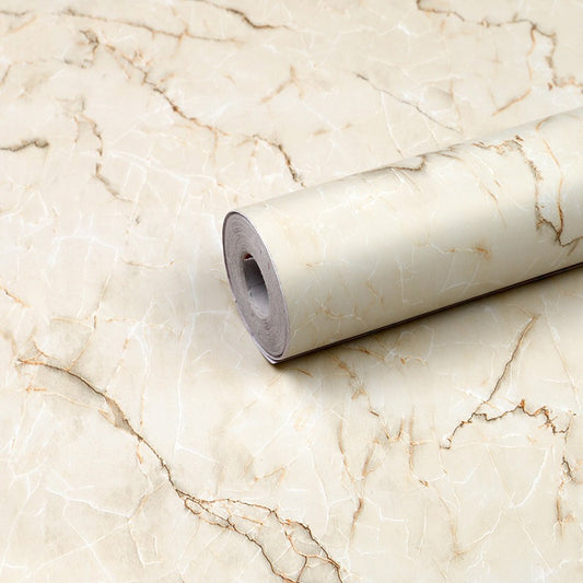 Beige/ Cream Marble, EXTRA LARGE ROLL ..  (Heavier Grade )