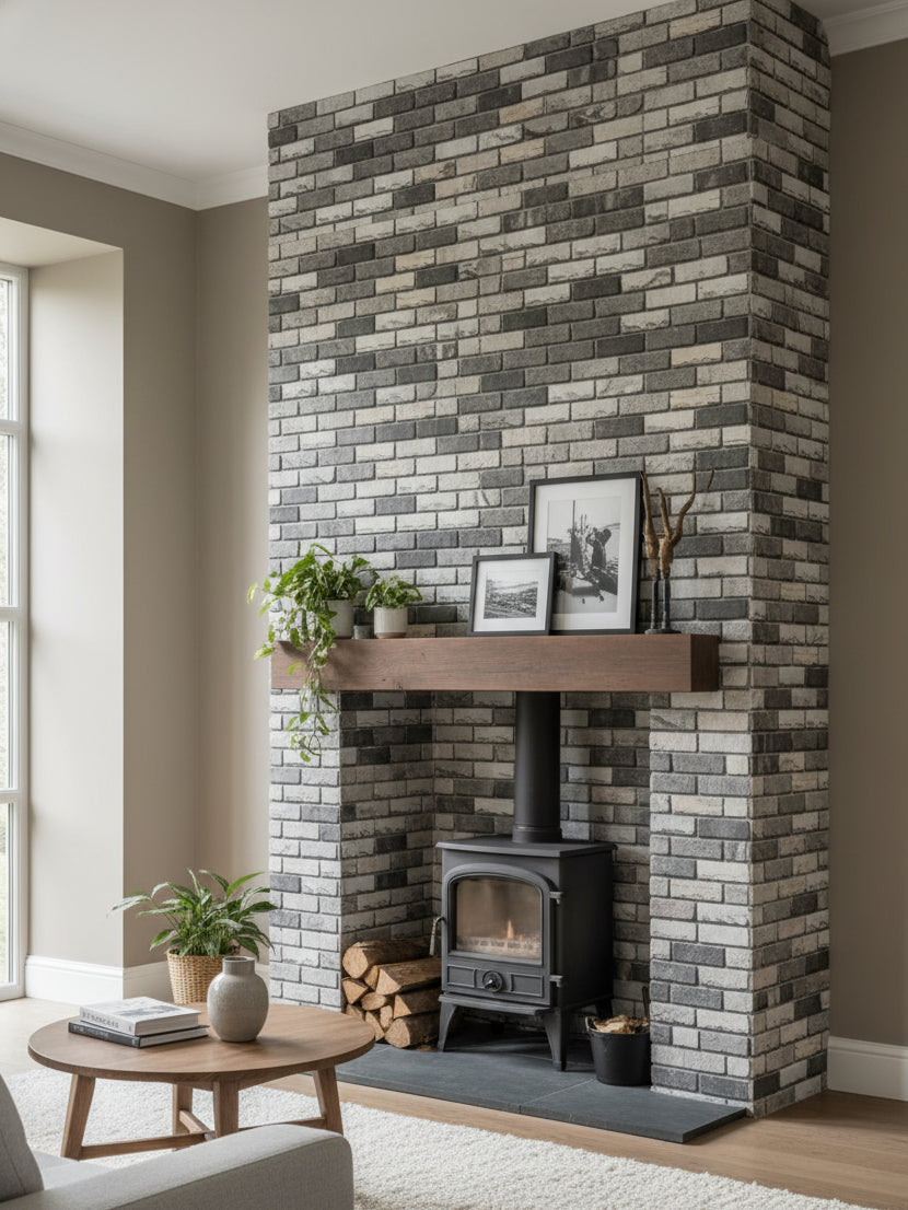 3D Brick Effect Wallpaper