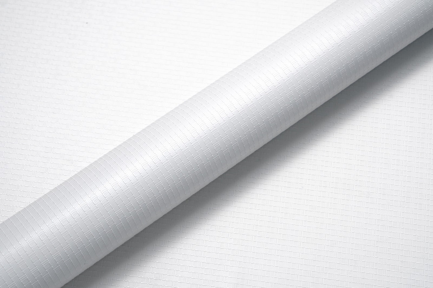 White 3D Print Embossed Self Adhesive Roll