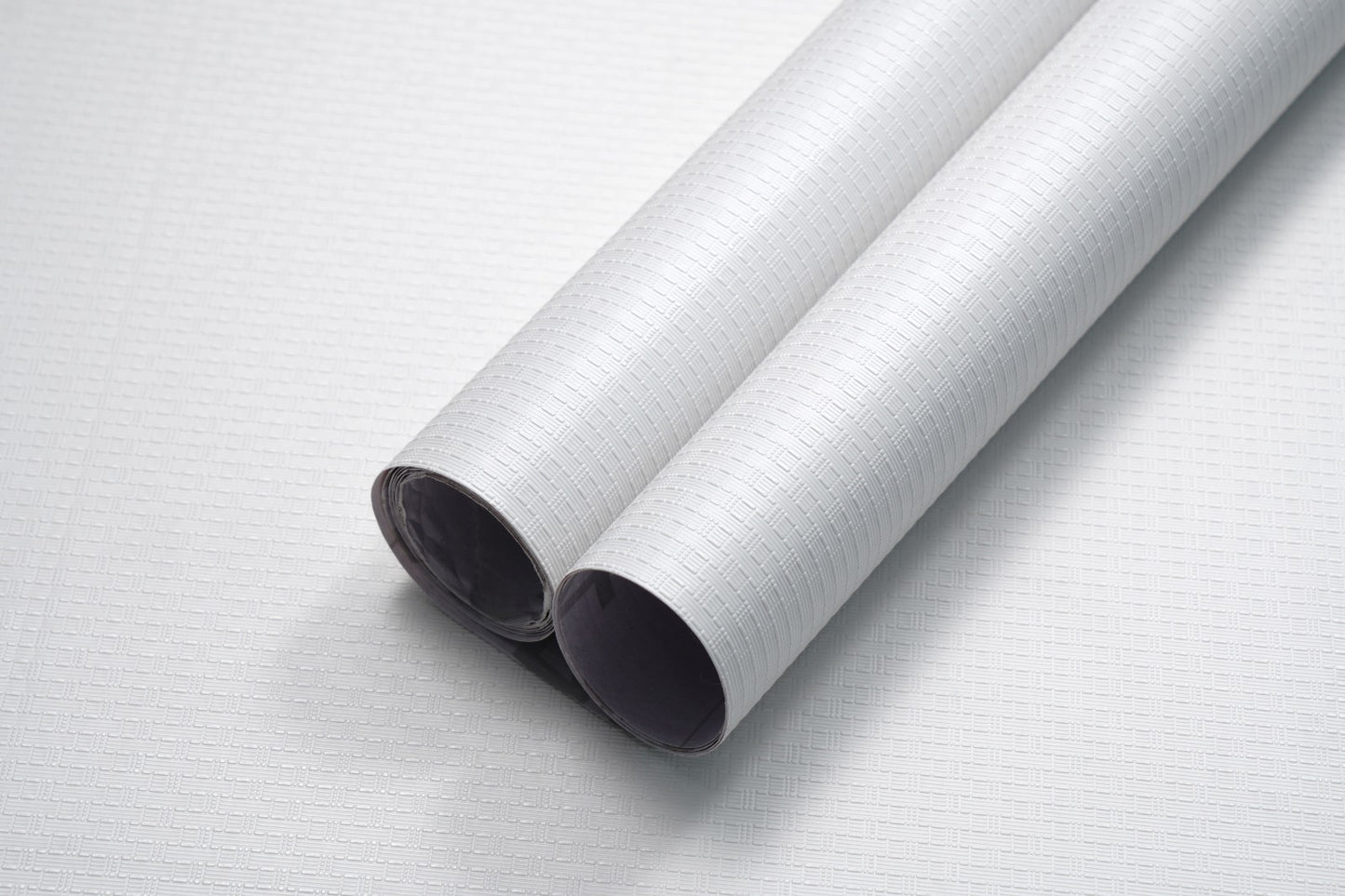 White 3D Print Embossed Self Adhesive Roll