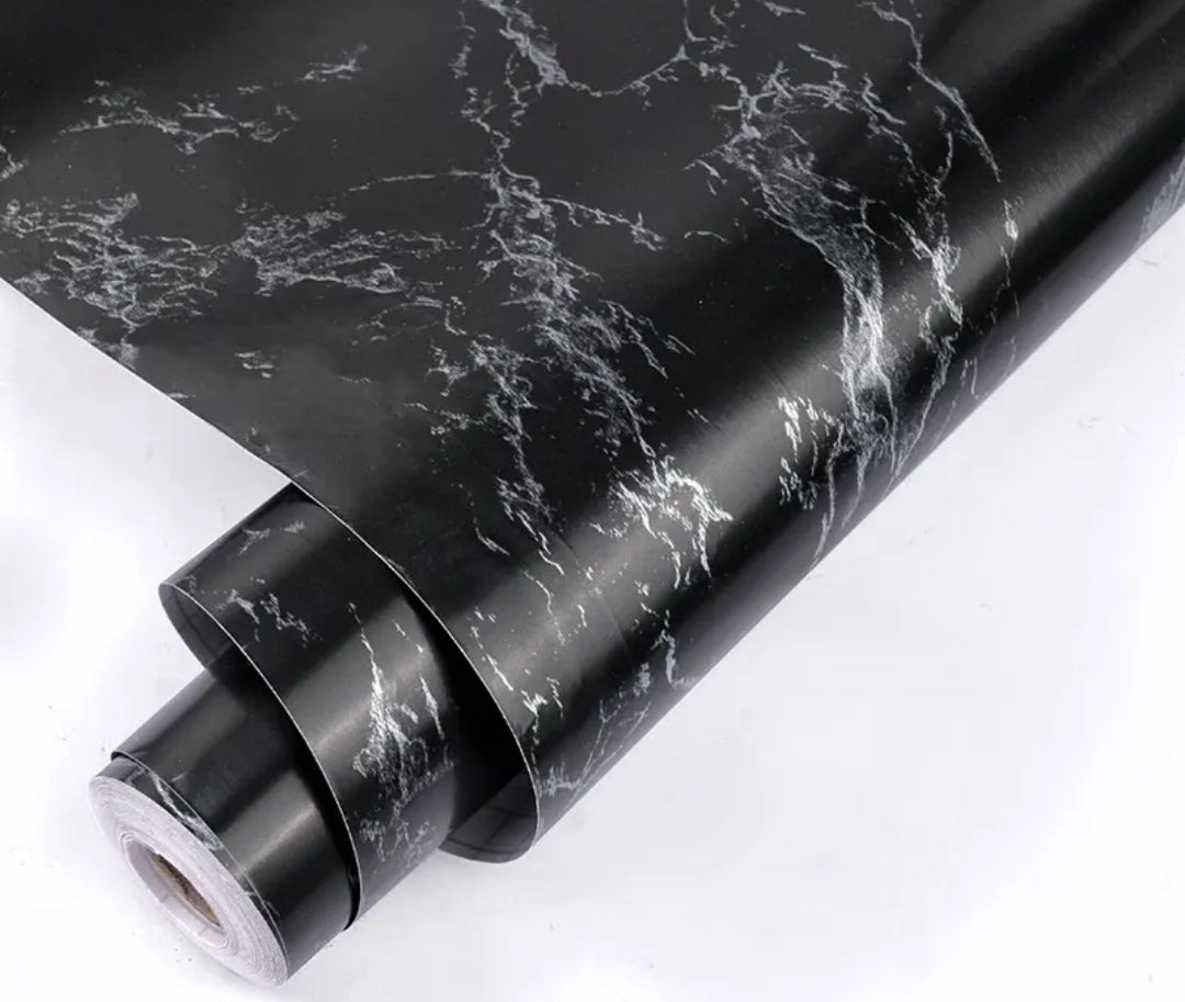 Thick BLACK MARBLE Roll (AMAZING RESULT)