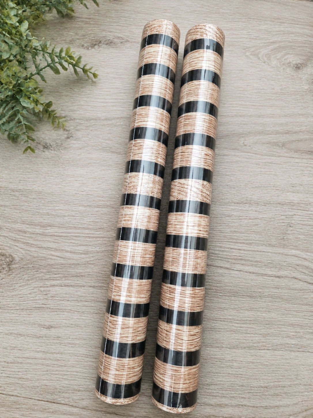 2 Rolls Wood Pannelling wallpaper 10 Metres Each