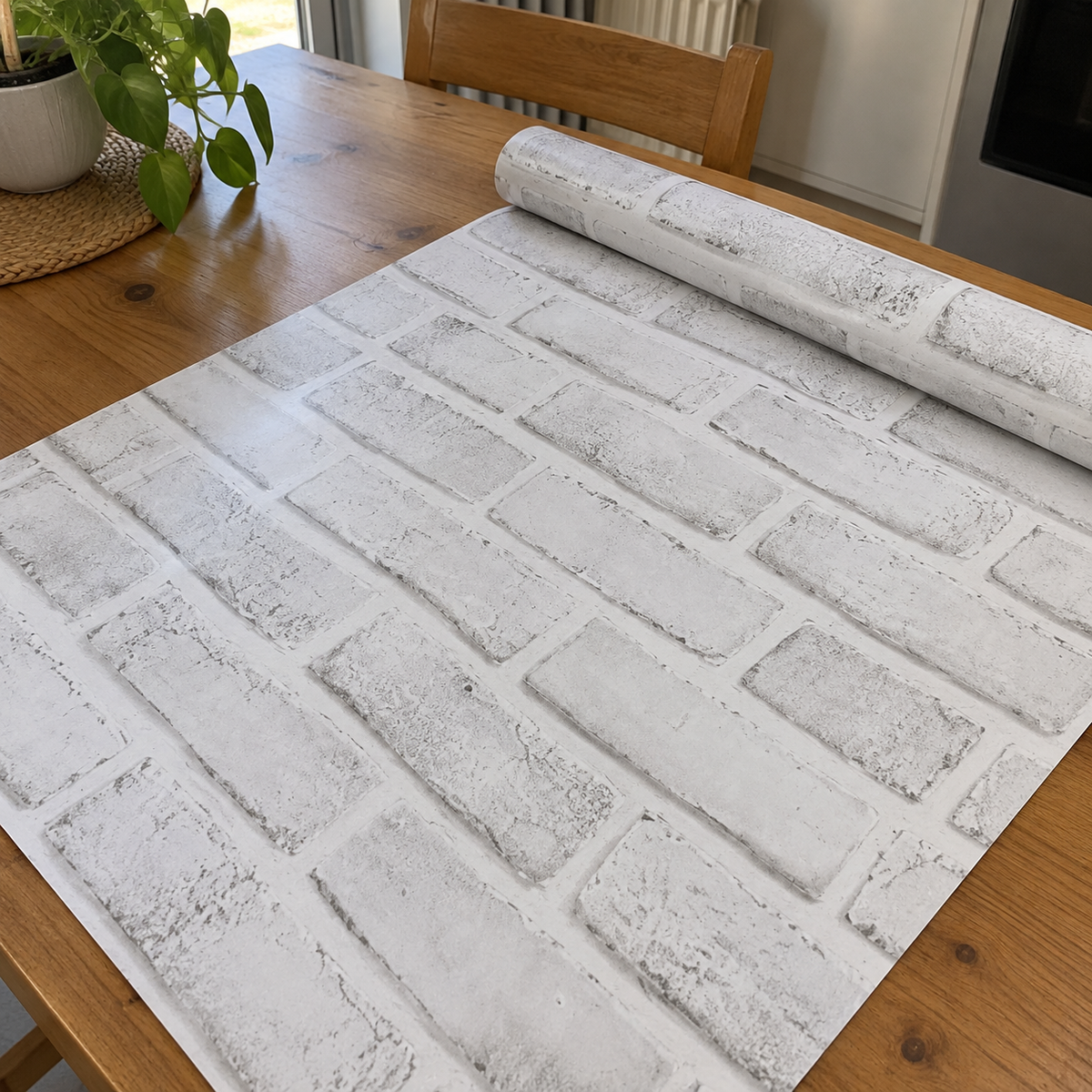 White Brick wallpaper