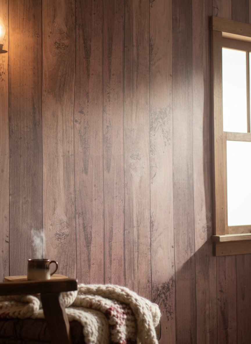 Timber Planks Effect Self-Adhesive Roll