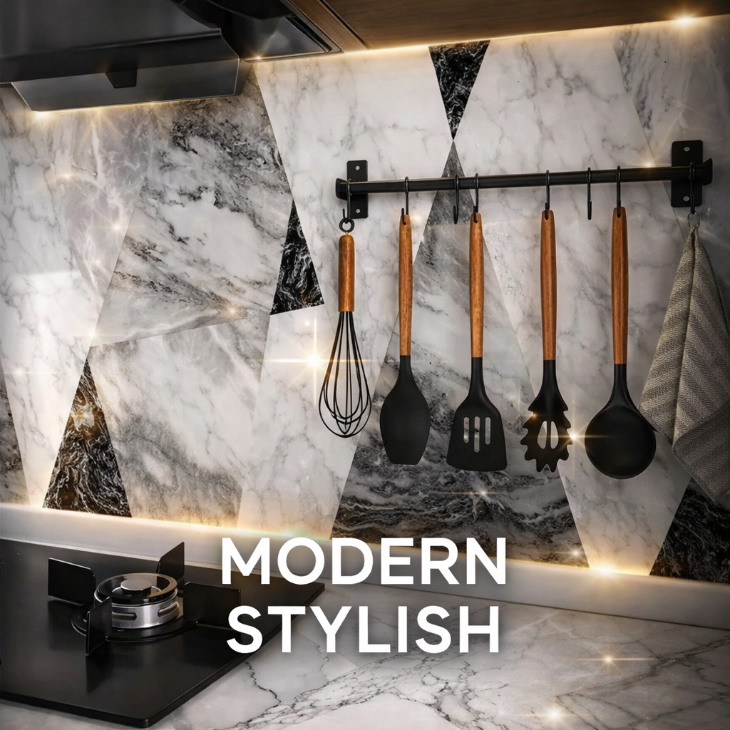 Marble Backsplash Stick On Roll - Budget Interiors