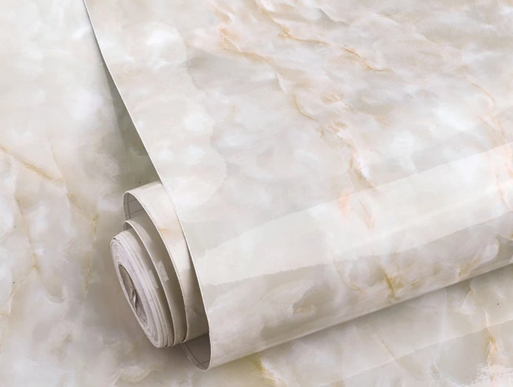 Beige / Cream Marble Gloss