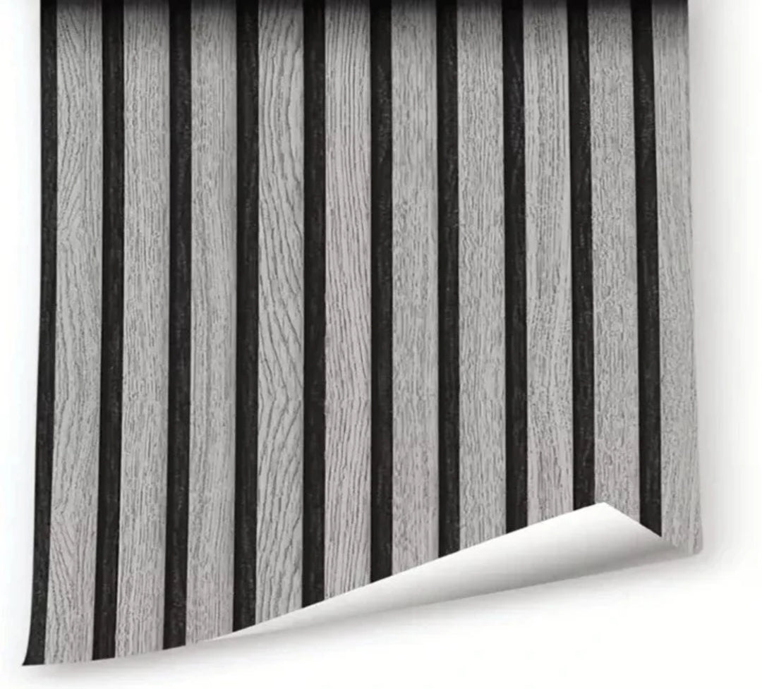 NEW ...Just Arrived Black / Grey Accoustic Wood Pannelling