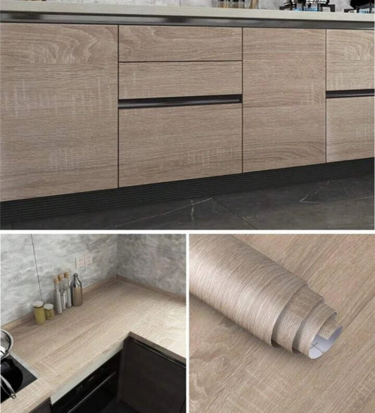 Realistic Oak Effect - Oil & Waterproof countertops Roll