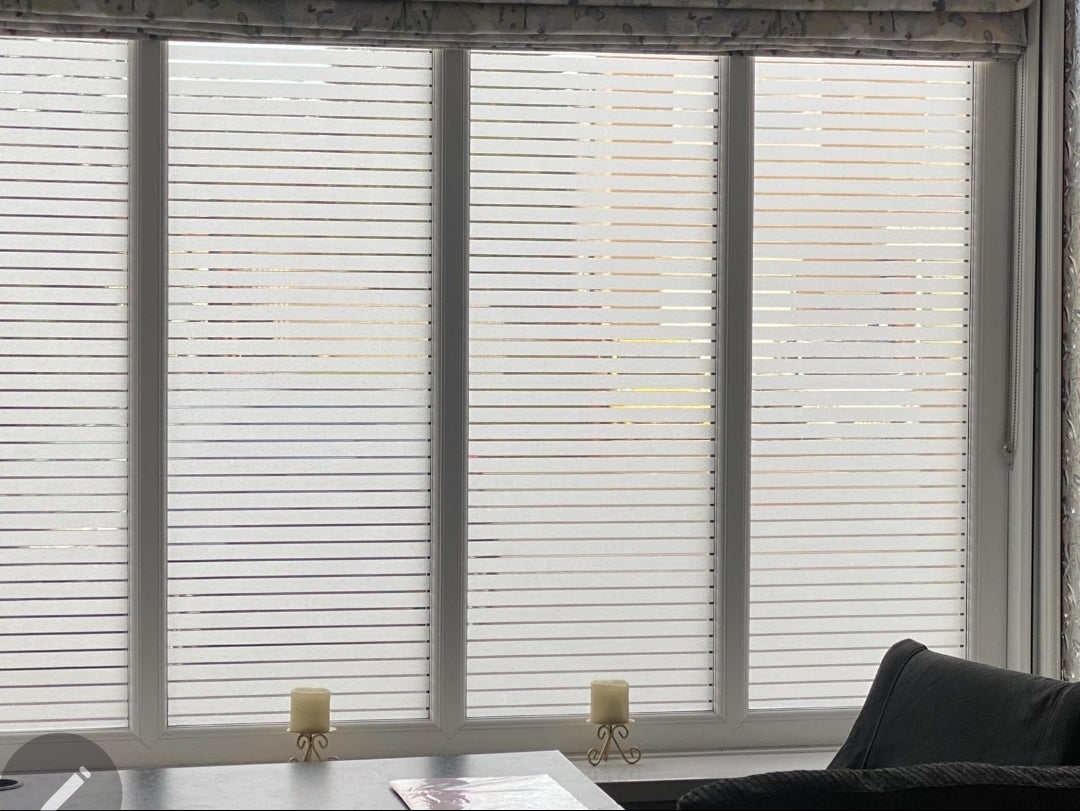 Privacy Glass Film  stick on Roll, Luxurious Brand (Thicker Roll)