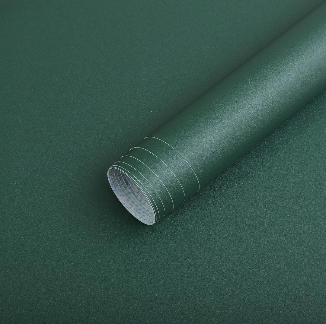 Green Heavy Embossed Wallpaper