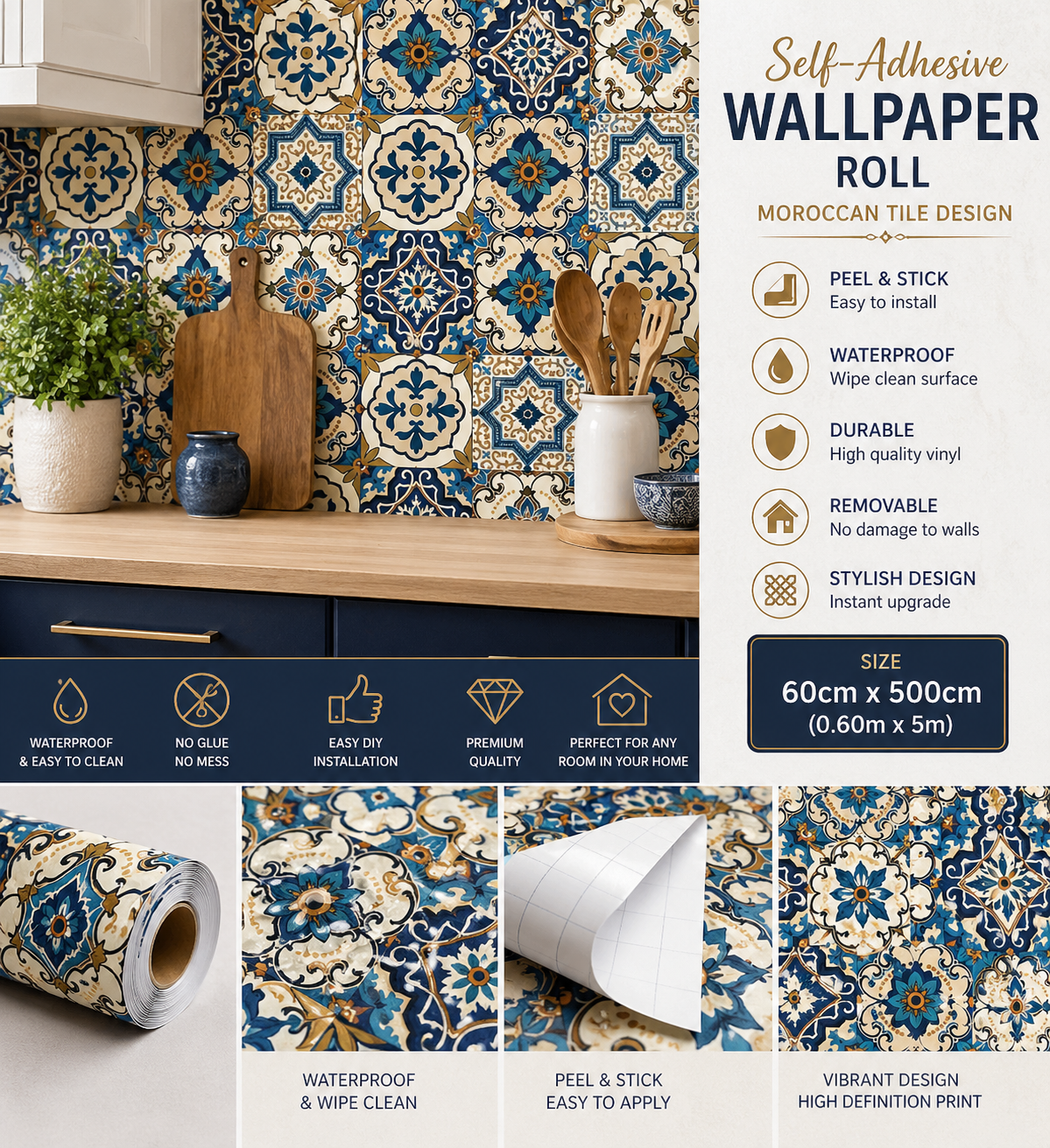 Green / Beige  Mosaic Tiles