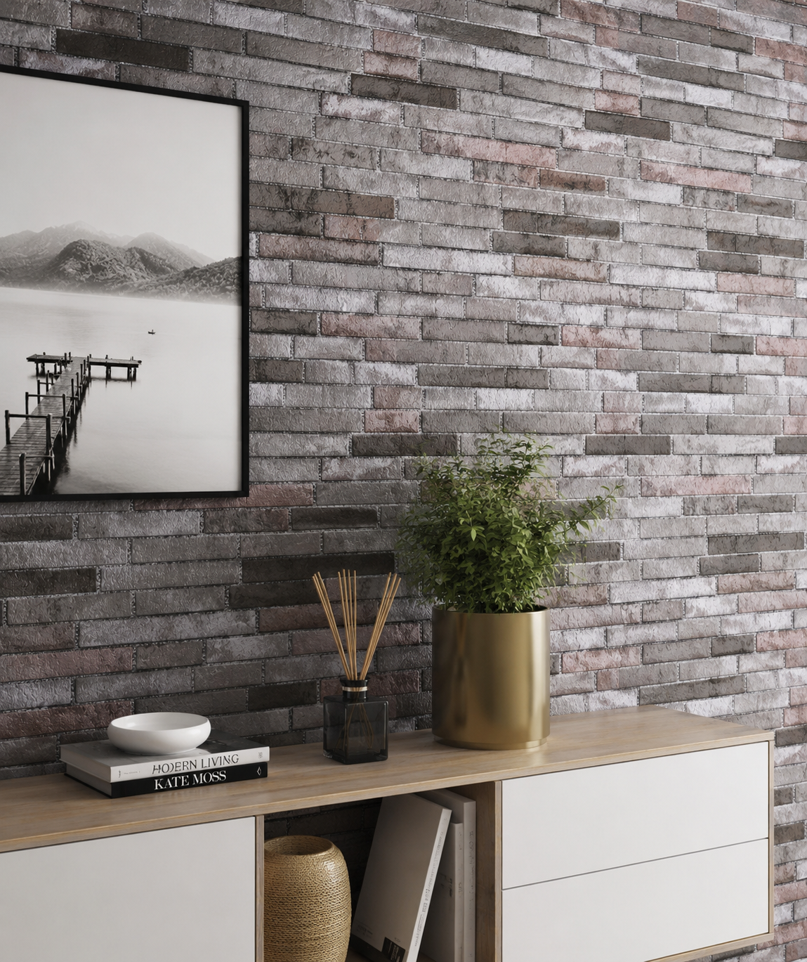 Mix Brick Wallpaper
