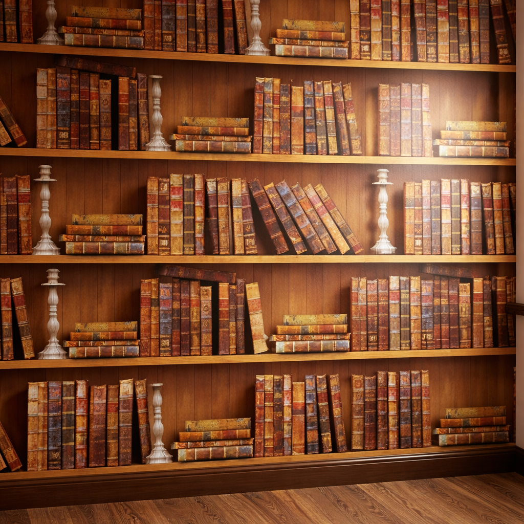 3D Library Effect Wallpaper