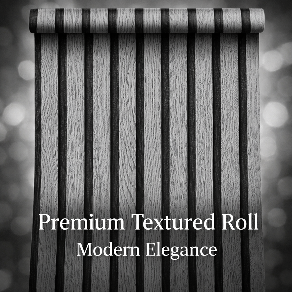 Accoustic Wood Effect Wallpaper