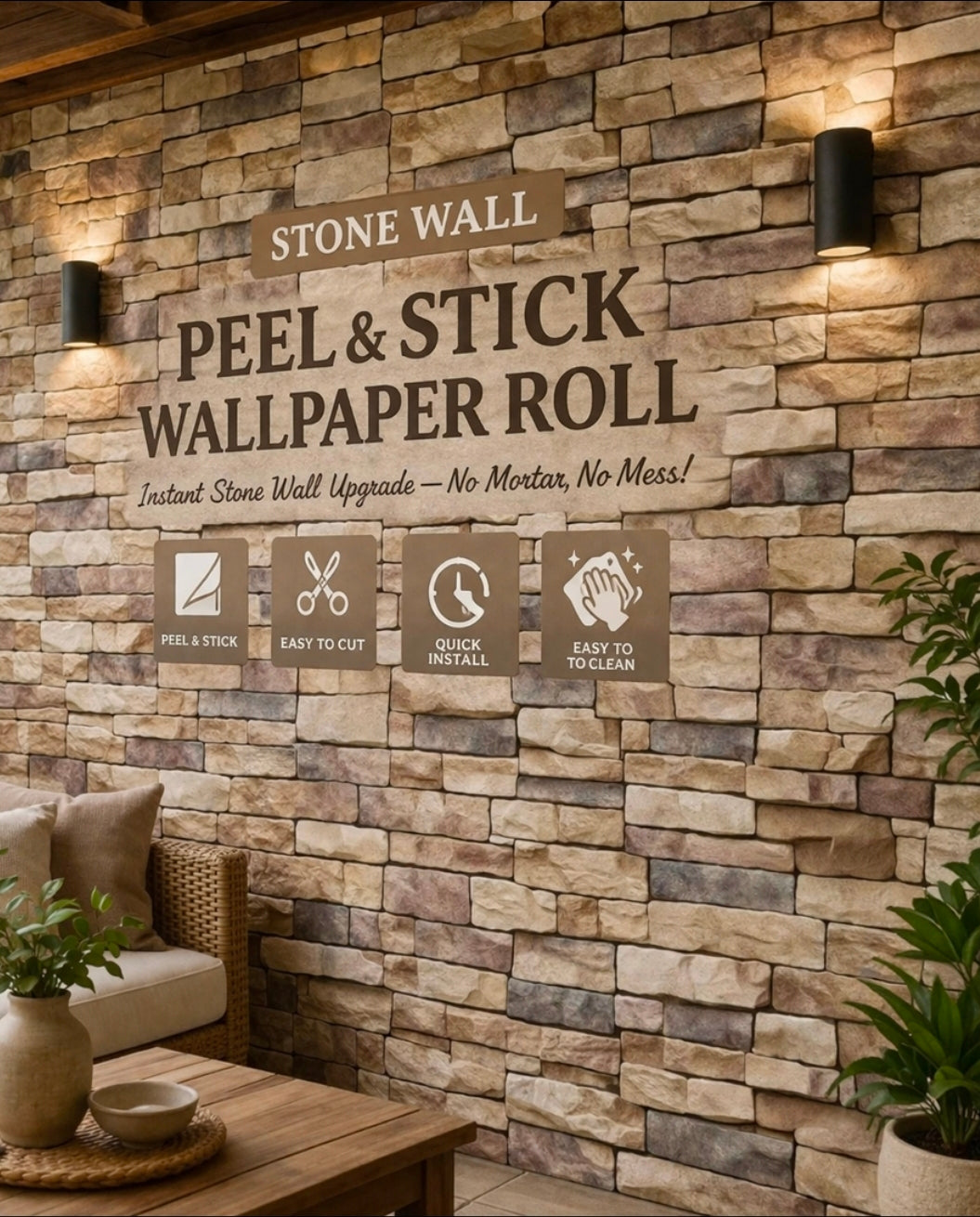 3D Brick Wallpaper Self adhesive