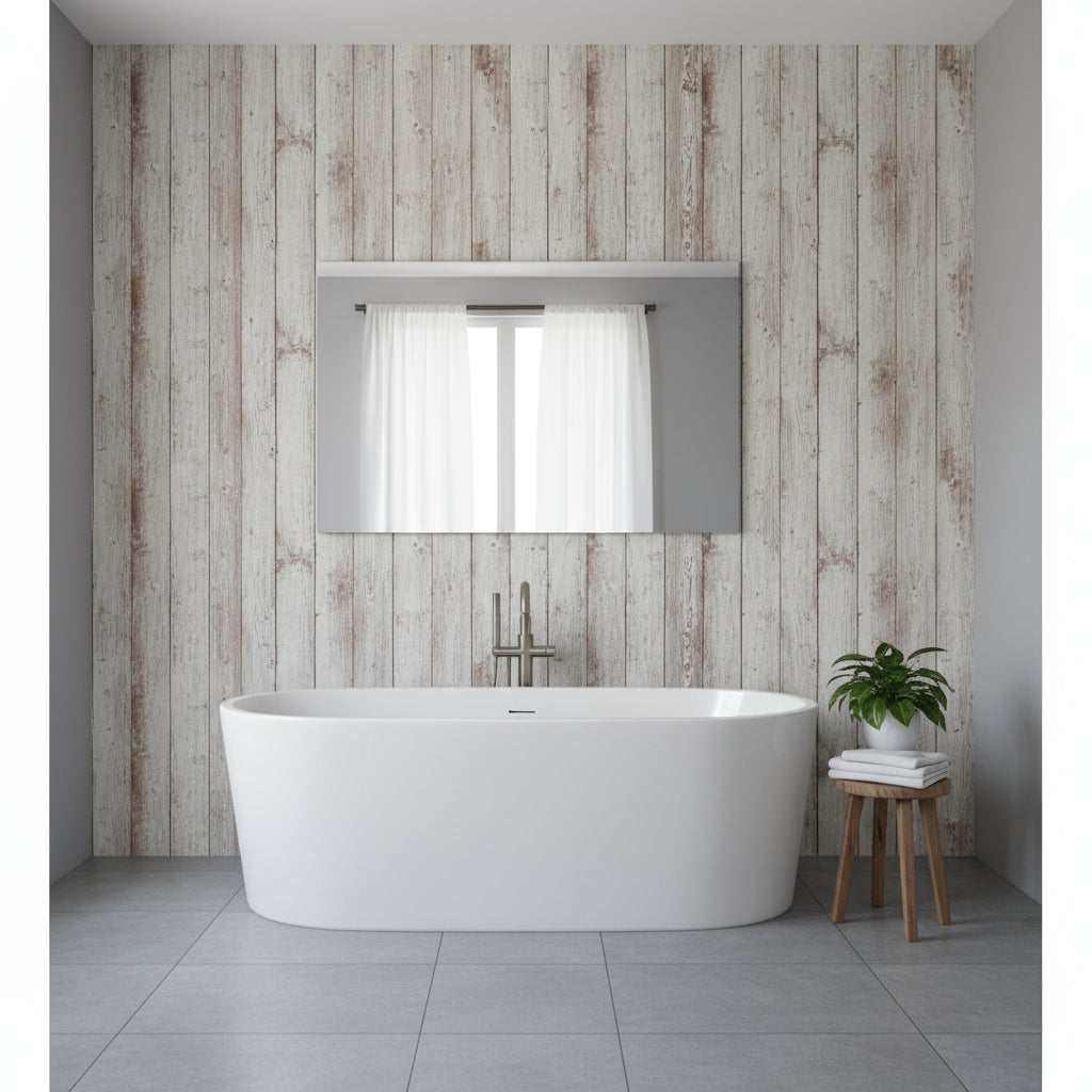 Rustic Wood Waterproof Wallpaper
