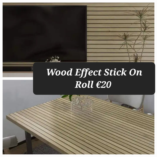 Wood Effect Stick On Roll