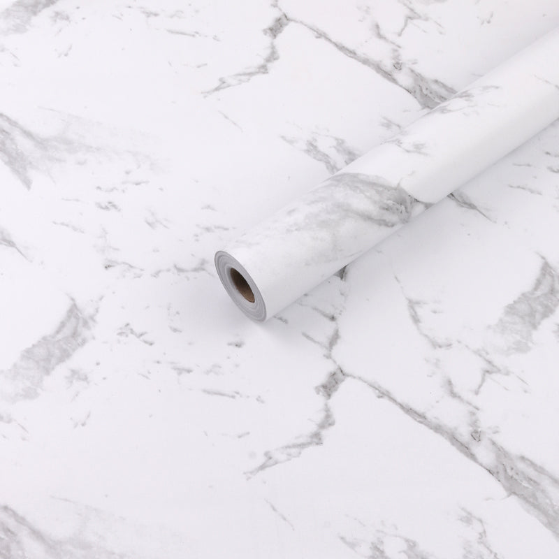 White / Grey Marble Gloss Counter