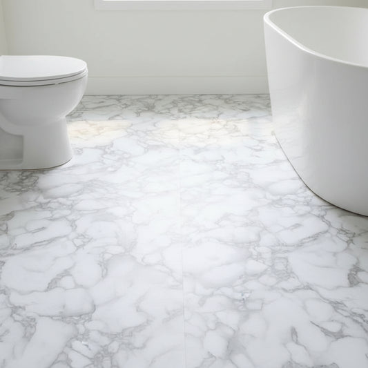 Grey & White Marble Self-Adhesive Roll