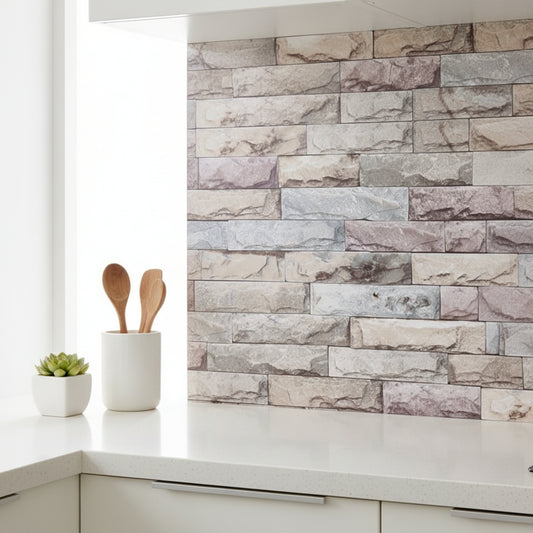 Mix Brick Backsplash Roll
