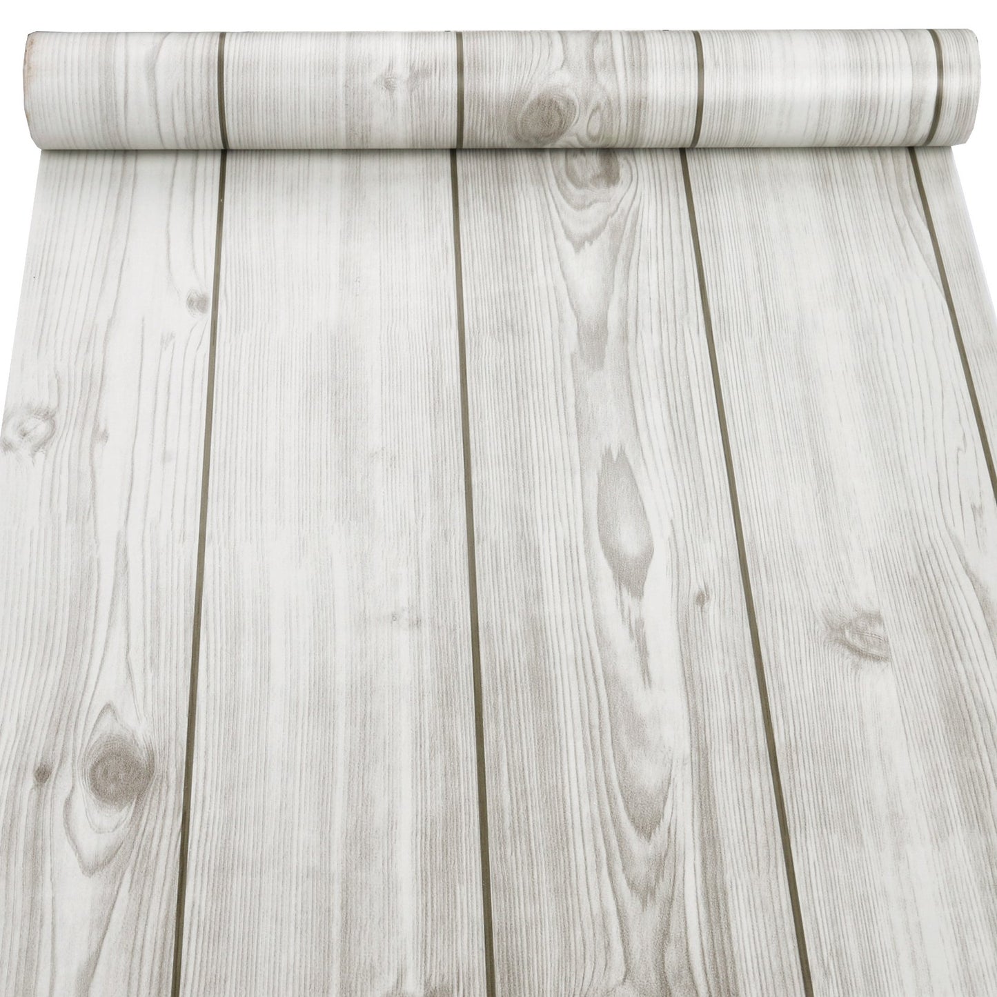 Grey Realistic Wood Wallpaper, Extra Large Roll 1000cm