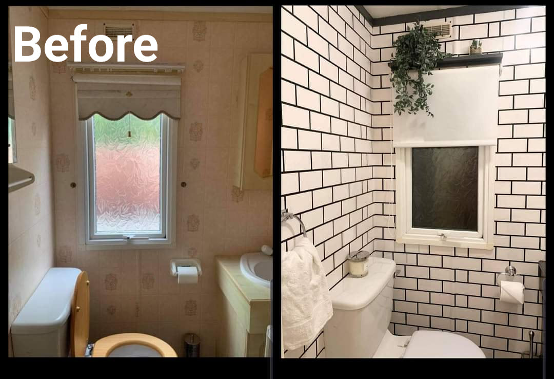 White Tile (Mobile Home Transformation)