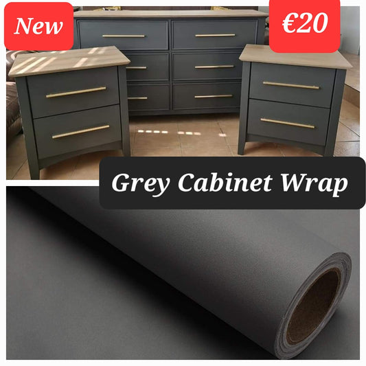 Grey Cabinet Wrap