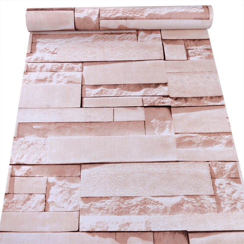 Peach Brick / Stone Wallpaper