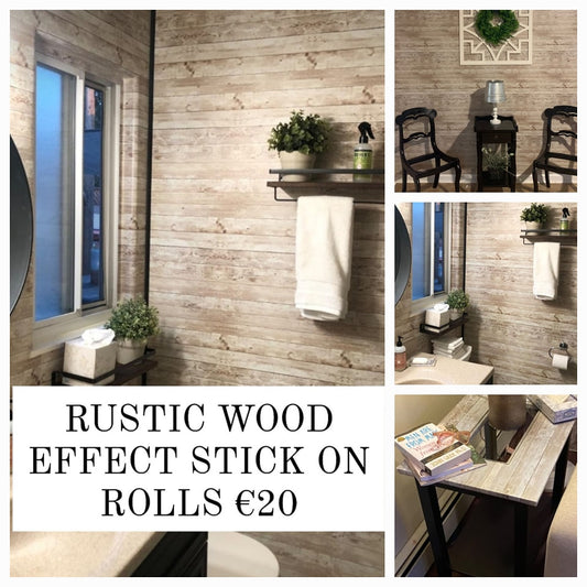 Wood Effect Waterproof Stick On Rolls