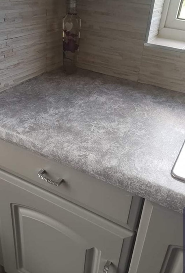 Grey Marble ..Designed to join to any Counter Or Tables