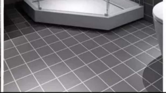 📢 50% Off Grey Tile Heavy Floor Roll. Apply over old tiles or lino . Creates a New floor in Seconds