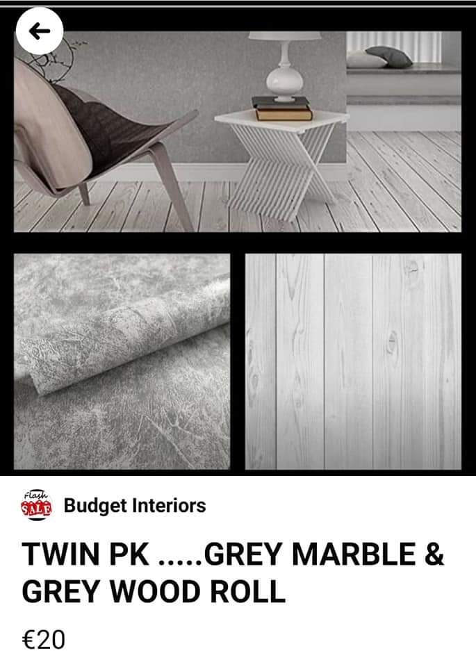 ‼️Twin pk OFFER ‼️Grey Wood & Grey Marble