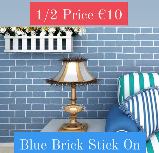 📢 50% Off this Roll Today €10 Blue Brick .. 10 Metres