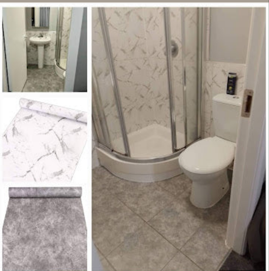 Grey Marble & White Marble (Twin Pk)