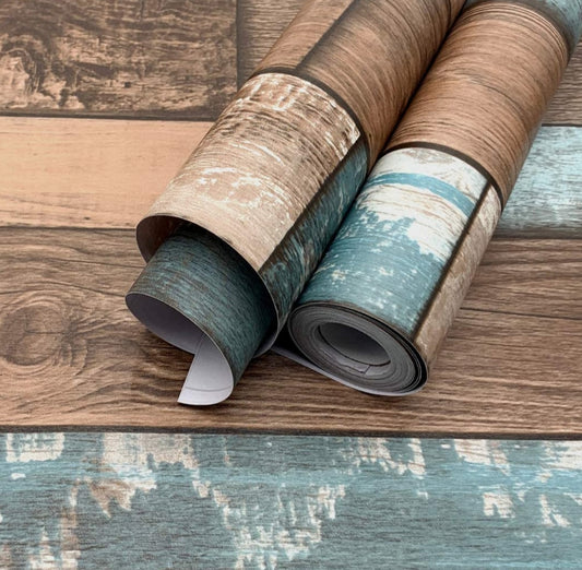 Rustic Wood EXTRA LARGE ROLL  (Stick on )