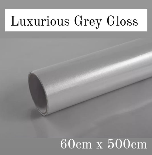 📢 Grey Gloss, Extra LARGE roll