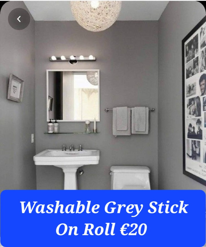 Washable Grey Roll 1000cm