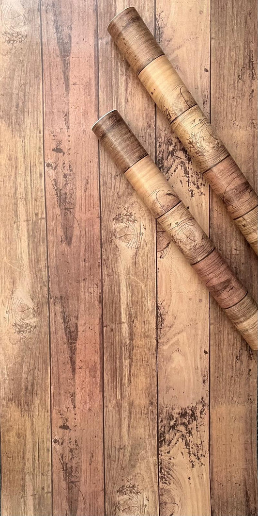 Wood Pannelling Effect Wallpaper