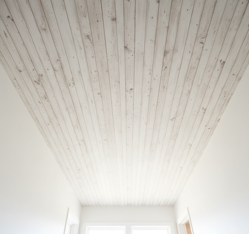 Wooden Ceiling Effect Self-Adhesive Roll
