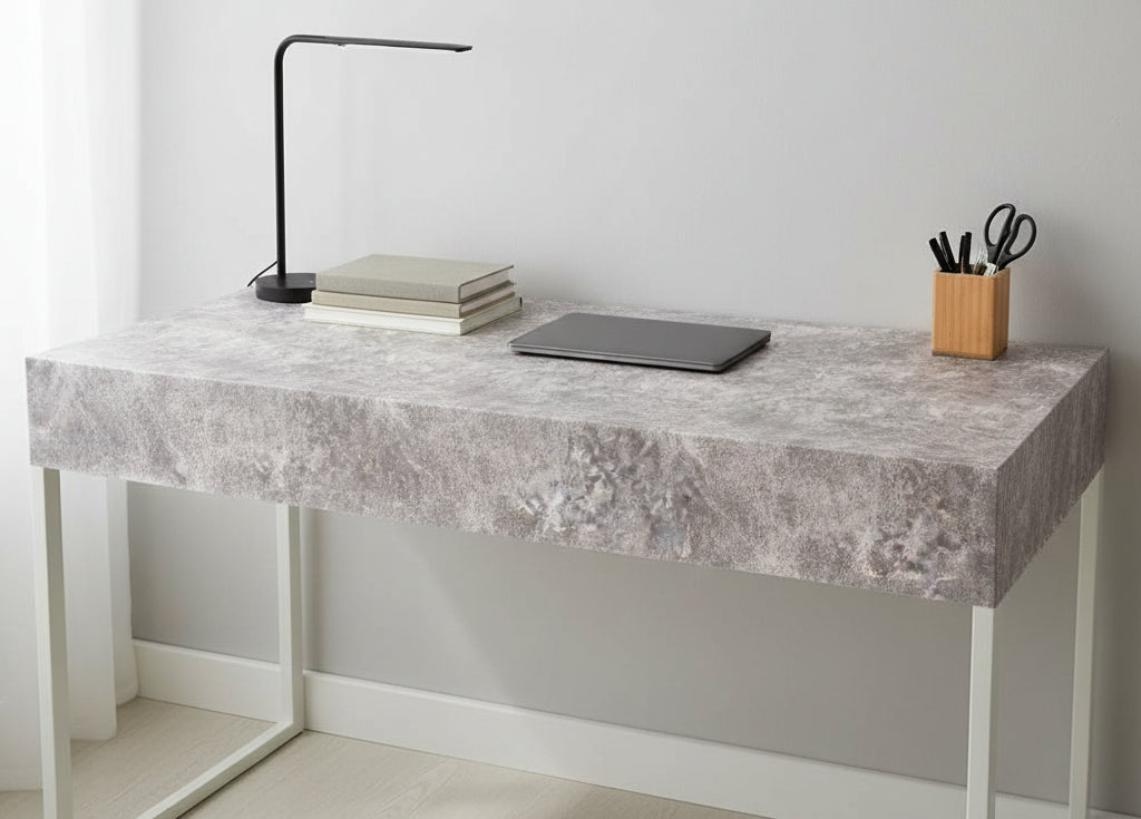 Grey Marble Self-Adhesive Furniture Roll