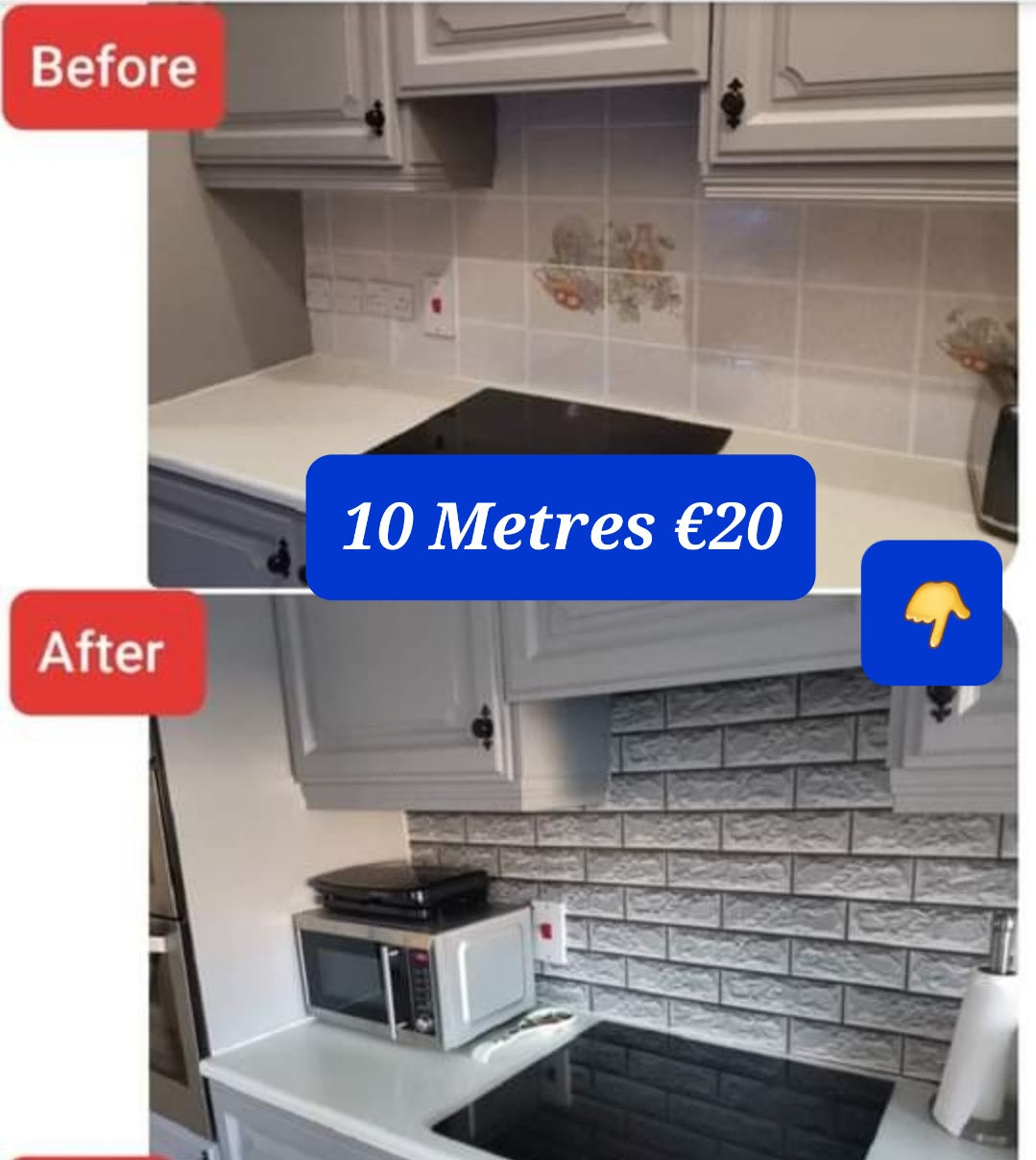Grey 3D Tile Effect 50% Off TODAY ✅️