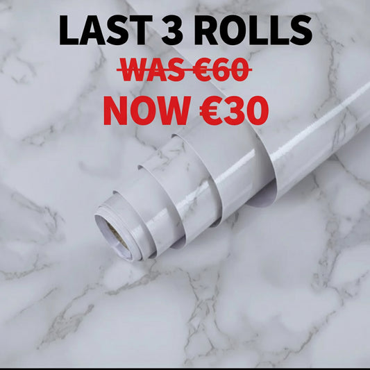 White & Grey Luxurious Gloss Marble