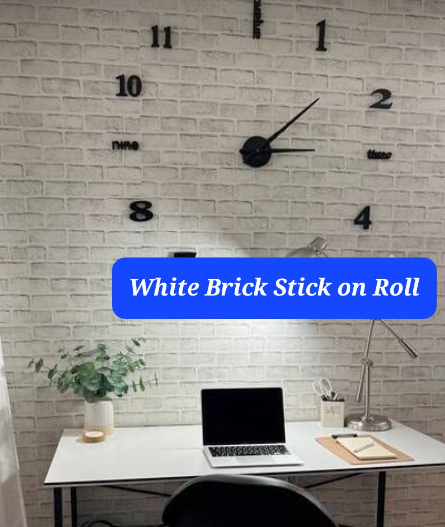 White Brick, Extra Large 1000cm Roll