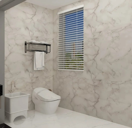 Gloss Water Proof Marble Wallpaper